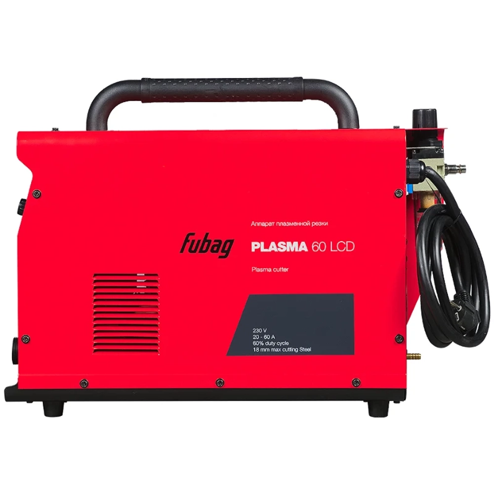 FUBAG Плазма 60 LCD (Plasma) аппарат плазменной резки с горелкой FB P60 6m 46124.1