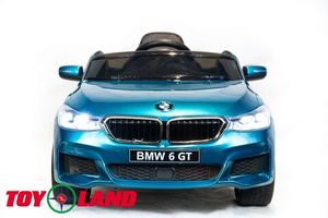 Детский электромобиль Toyland BMW 6 GT Синий