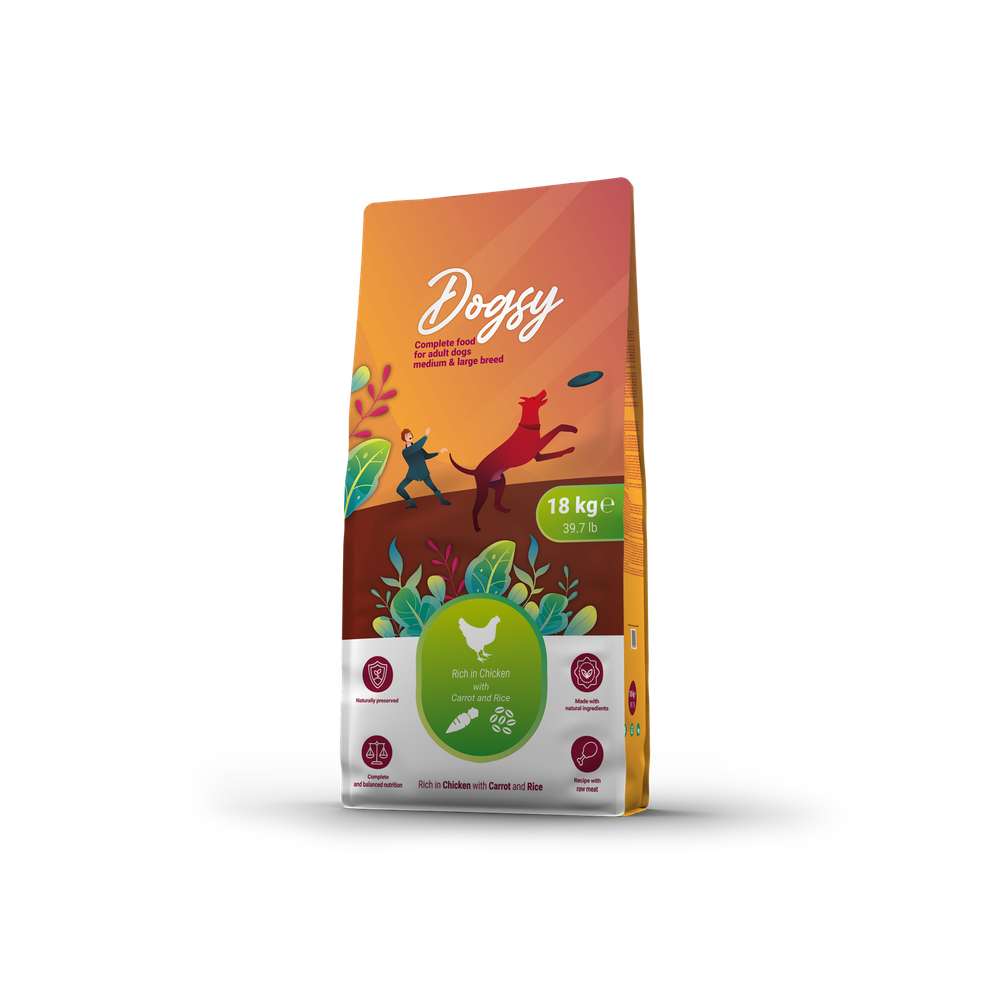 DOGSY с курицей, морковью и рисом