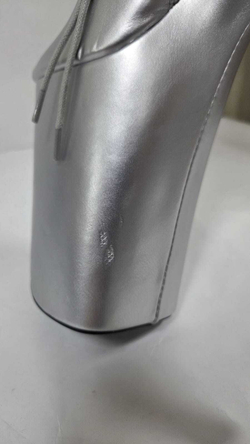 KIKO. Ботильоны четверки. PU. Открытые - SHDB-015-4-PU-sil-sale37_034