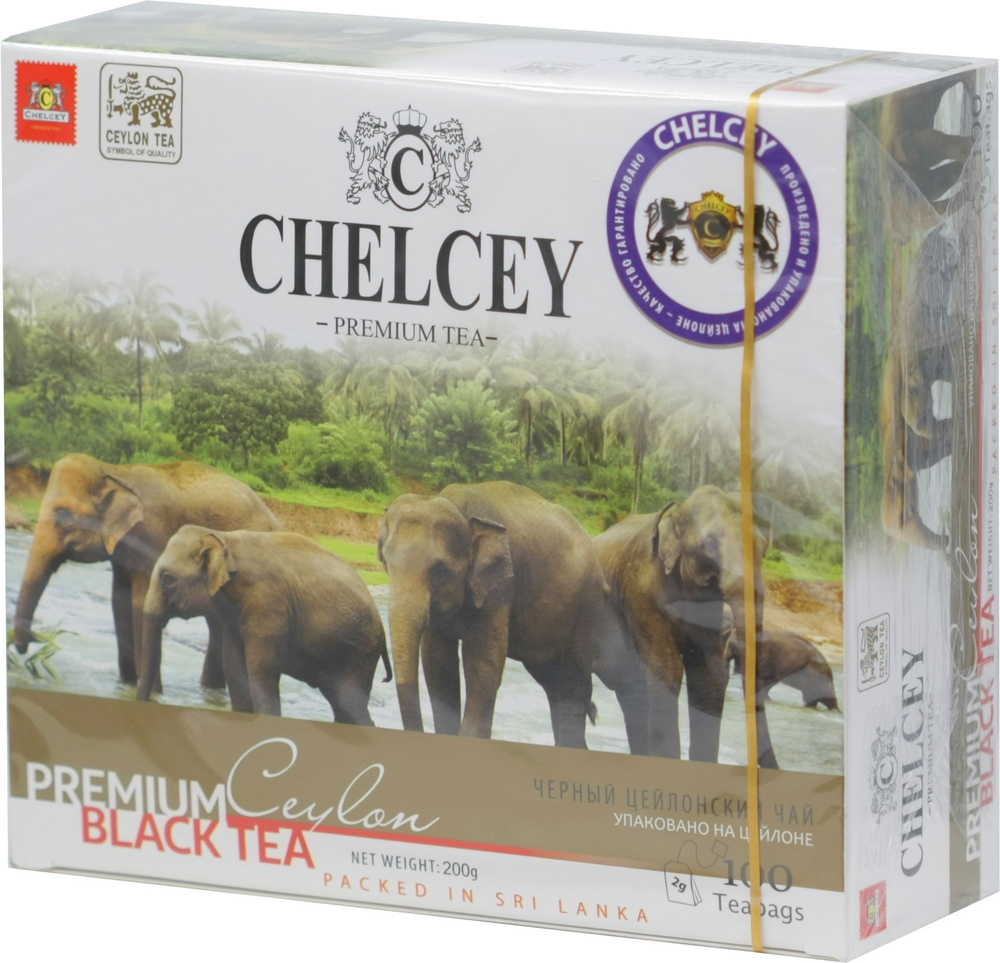 Чай CHELСEY ПАКЕТИРОВАННЫЙ ЧЕРНЫЙ 100пак