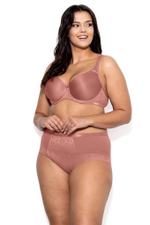 Трусики-слип с высокой линией талии Marietta (Размер: XL) (Цвет: коралловый)