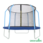 Батут уличный Green Glade с сеткой и лестницей 10-футовый