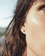 серьги малышки ракушки в позолоте