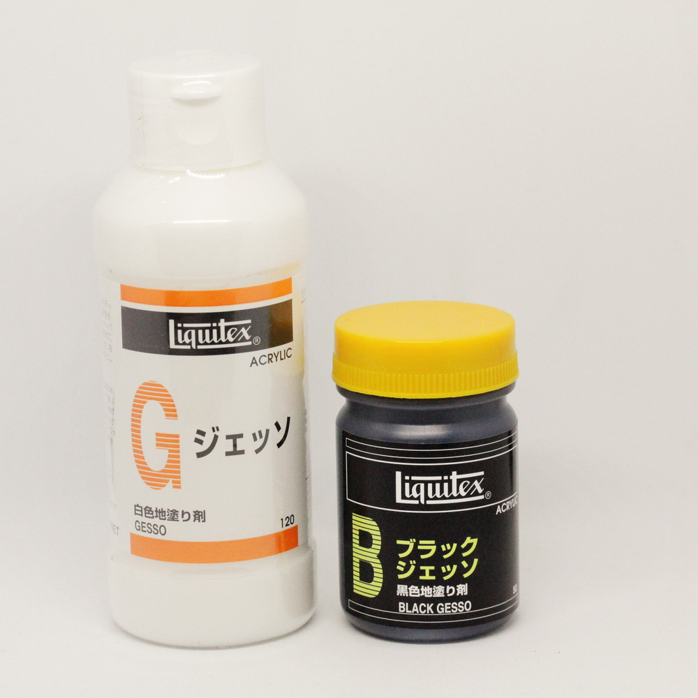 Краска акриловая Гессо Gesso 50ml (черная)