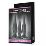 Набор силиконовых анальных плагов для начинающих