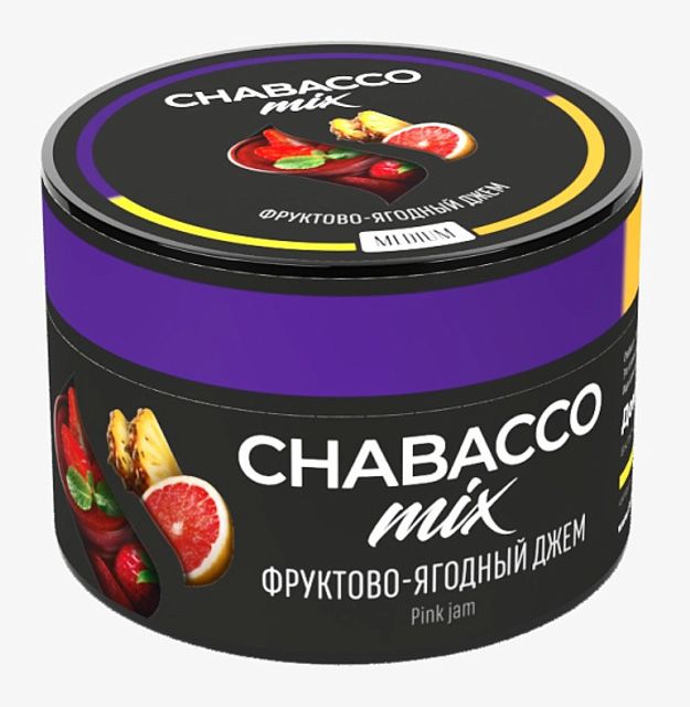 Бестабачная смесь Chabacco Mix Strong - Pink Jam 50 г