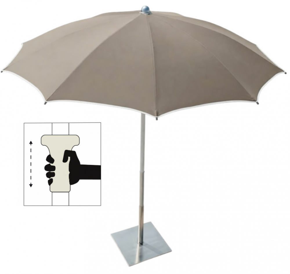 Зонт пляжный профессиональный Ø2.4 м Cezanne