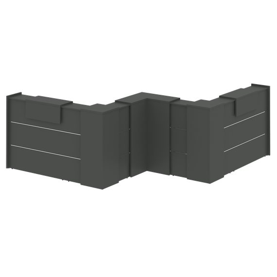 Onix Ресепшн O.R-K-35 Антрацит 3139*3139*1187