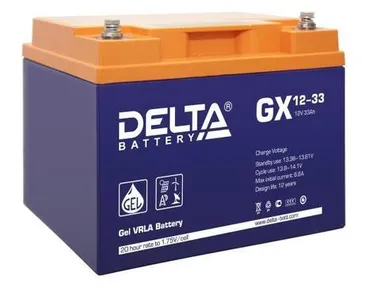 Аккумуляторы Delta GX 12-33 - изображение 1 Аккумуляторы Delta GX 12-33 - фото 1