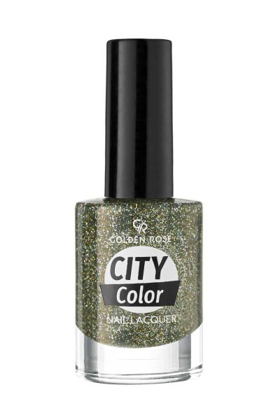 Golden Rose Лак для ногтей  City Color Nail Lacquer Glitter - 104