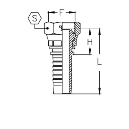 Фитинг DN 05 BSP (Г) 1/4
