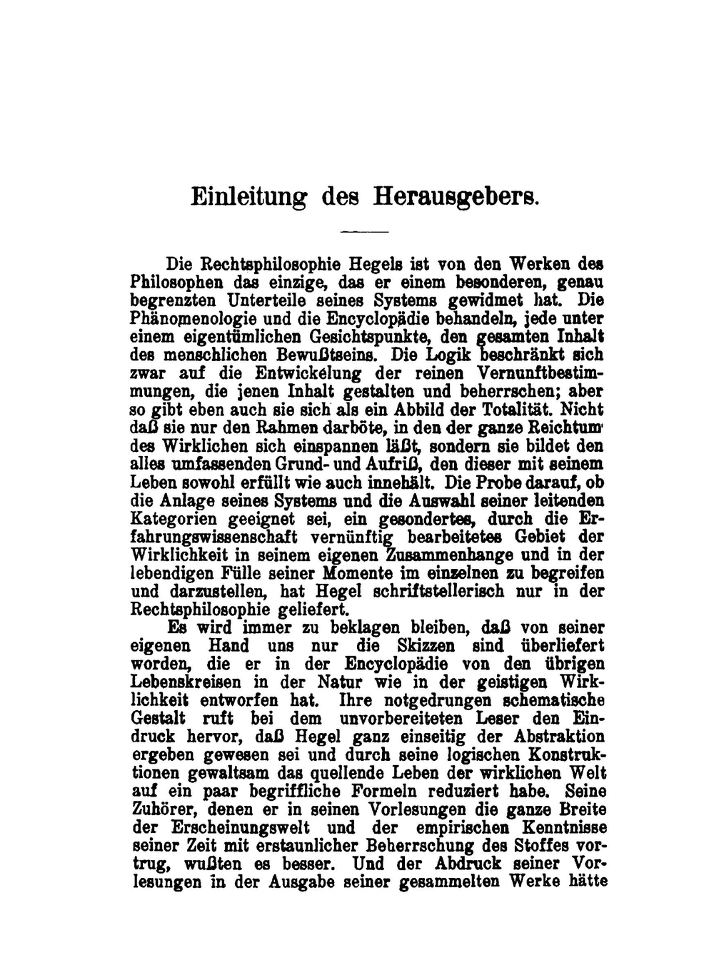 Grundlinien der Philosophie des Rechts | Hegel Georg Wilhelm