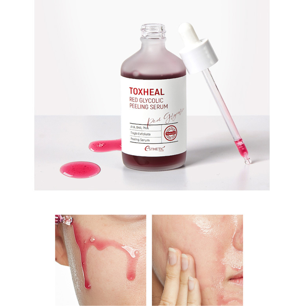 Esthetic House Toxheal Red Glycolic Peeling Serum пилинг-сыворотка гликолевая