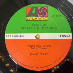 Винтажная виниловая пластинка LP Herbie Mann Live At The Whisky A Go Go (USA 1969)