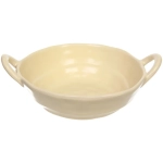 Тарелка керамическая «Акварель» 21*17*5,5см, бежевая