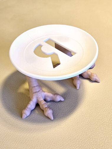 Шуточная подставка для Яндекс станции мини3 и мини3 Про (Яндекс-Алиса) 3D печать, белая