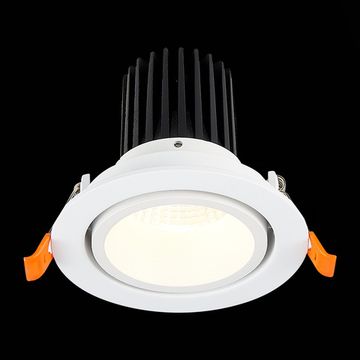 ST705.548.10 Св-к встр. Белый LED 1*10W 4000K 750Lm Ra>90 38° IP20 D102xH85 170-240V Встраиваемые светильники