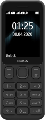 Мобильный телефон Nokia 125 DS черный