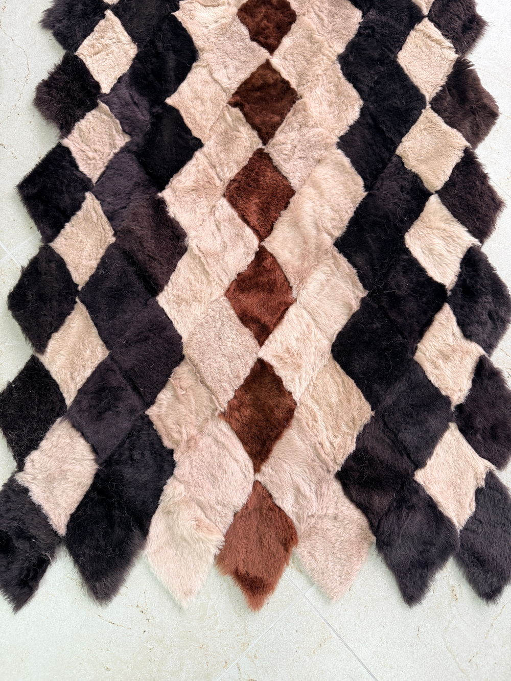 Меховой Коврик прикроватный накидка на кресло из овчины