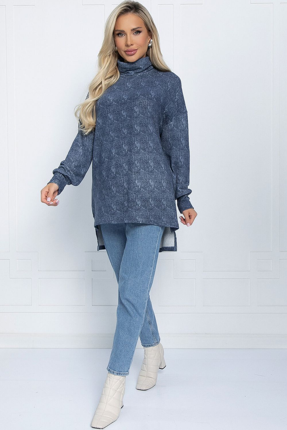 Водолазка Ариана (джинс) Б11567 LT Collection