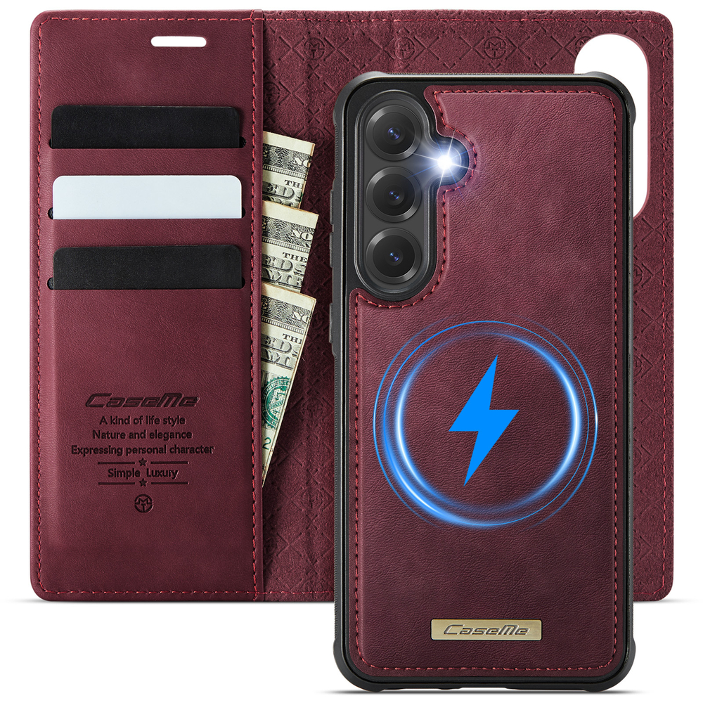 Чехол-кошелек CaseMe 2 in 1 MagSafe Samsung Galaxy S24
