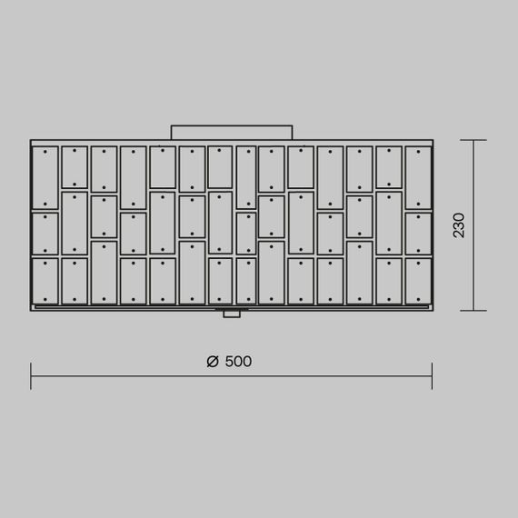Потолочный светильник Maytoni Gelid MOD184PL-04CH