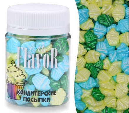 Посыпка Mr.FlavoR "Кексики перламутровые микс 1", 50 гр