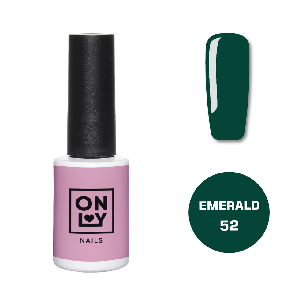Гель-лак OnlyNails Emerald №52, 10мл
