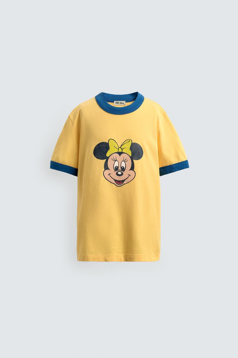 ZARA Х DISNEY ФУТБОЛКА С ГРАФИЧЕСКИМ ПРИНТОМ, ЖЕЛТЫЙ