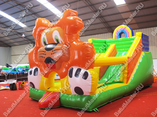 Надувной батут "Лев Лео", 7*4*4,5 м