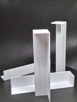 Заглушки торцевые плинтуса 99*8 мм - 2 шт