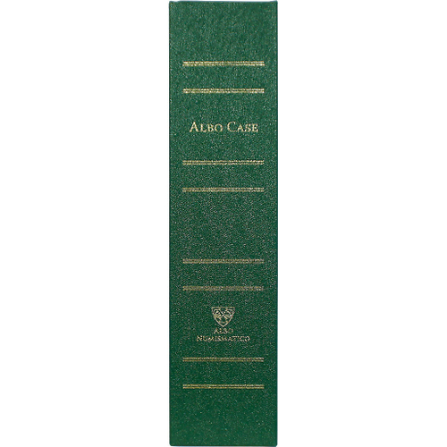 Albo Case (Альбо Кейс) на 4 кассеты (на 48 капсул). Без капсул. Зелёный Albo Numismatico