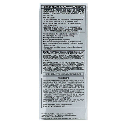 L'Oréal, Feria, красный, интенсивный мерцающий оттенок, R57 Cherry Crush, 1 применение