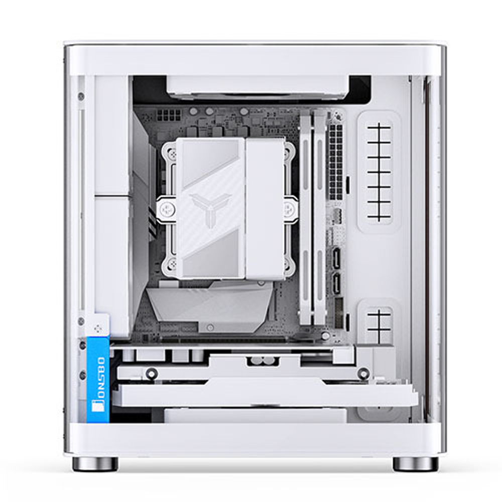 Корпус JONSBO TK-0, mini-ITX, micro-ATX, белый (без БП)