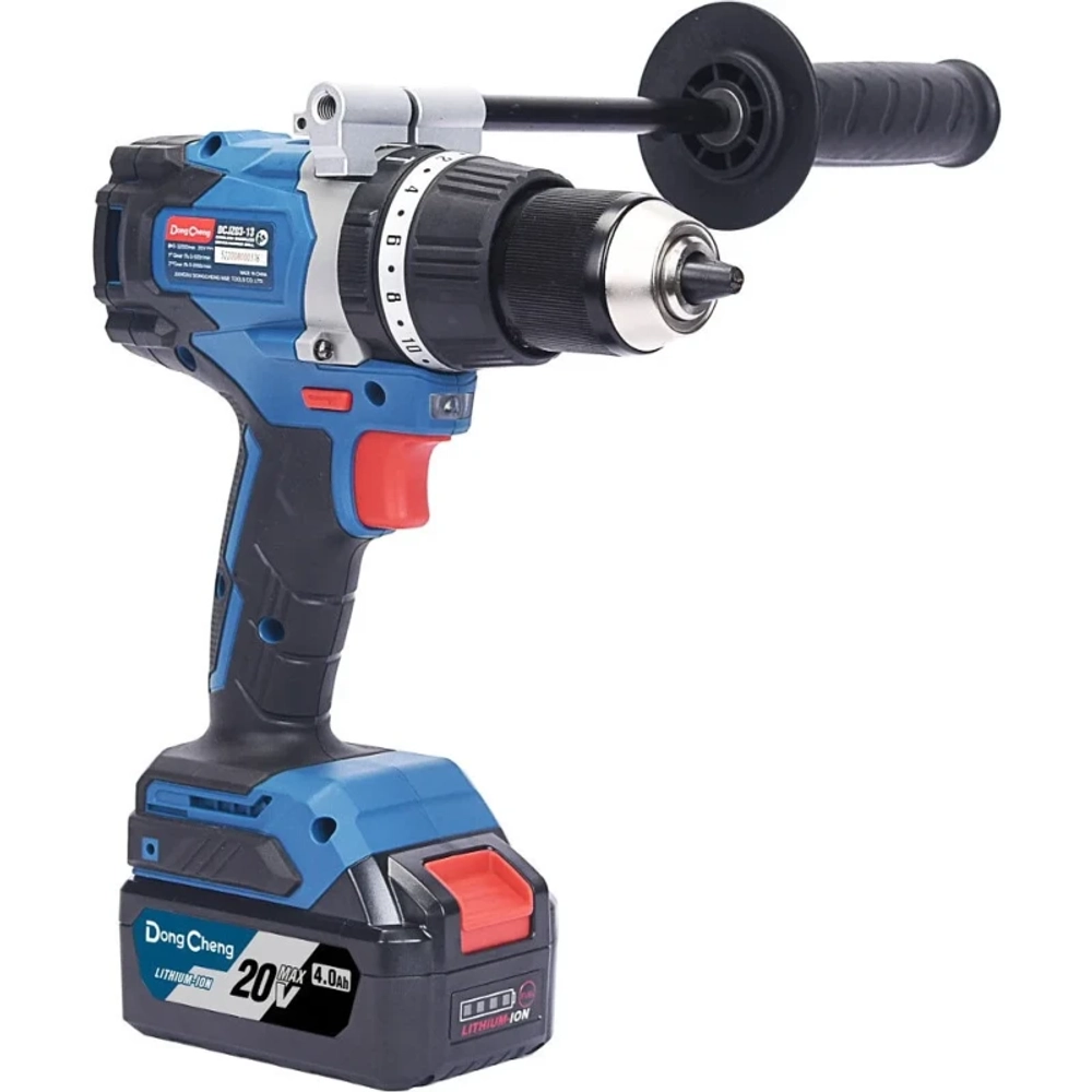 DongCheng DCJZ03-13(TYPE FK) аккумуляторная ударная дрель-шуруповерт (2 x 5 Ач, ЗУ)