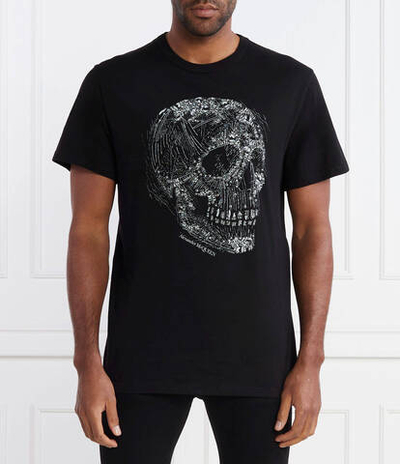 Футболка Alexander McQueen - черный(776288 QTAAH)