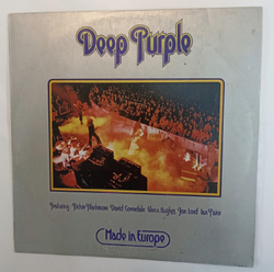 Винтажная виниловая пластинка Deep Purple Made In Europe (Peru 1977)