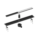 Душевой лоток TIMO Drain System 700 Plate DS230207/03 под плитку, чёрный