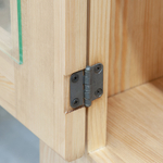 Шкаф буфет Прованс 2 двери 3 полки из массива сосны (верхняя часть буфета)