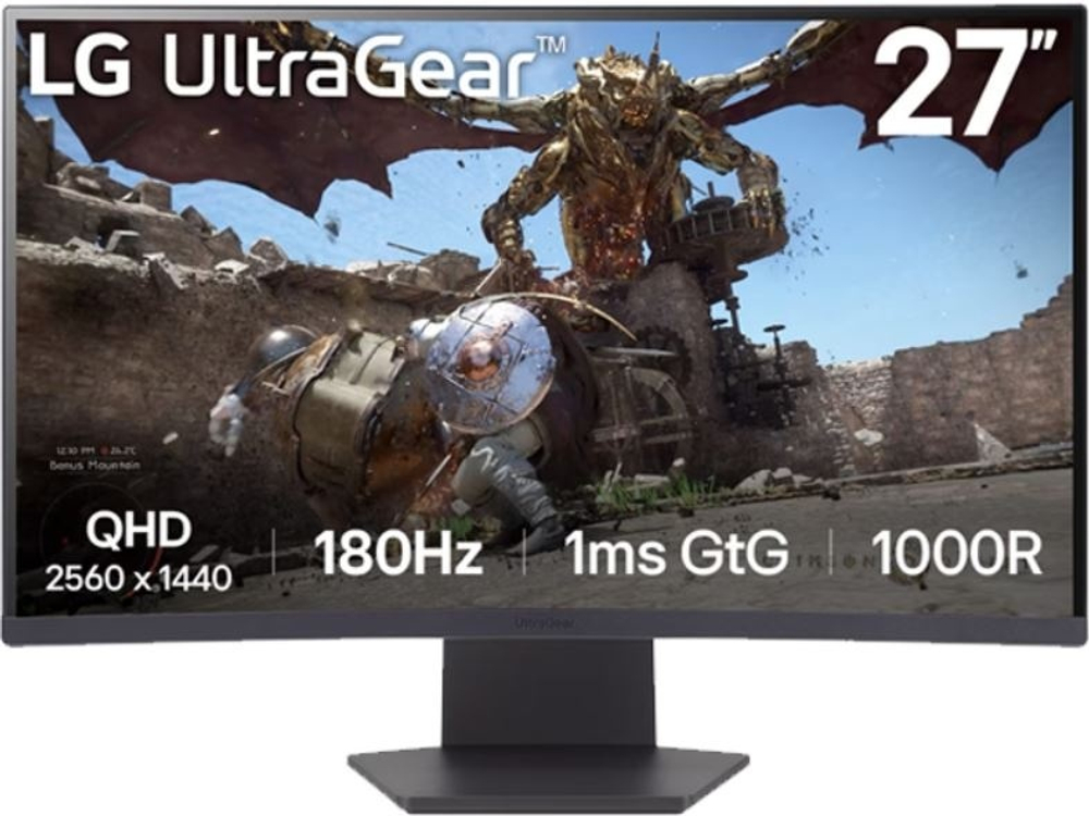 Монитор 27" LG 27GS60QC черный