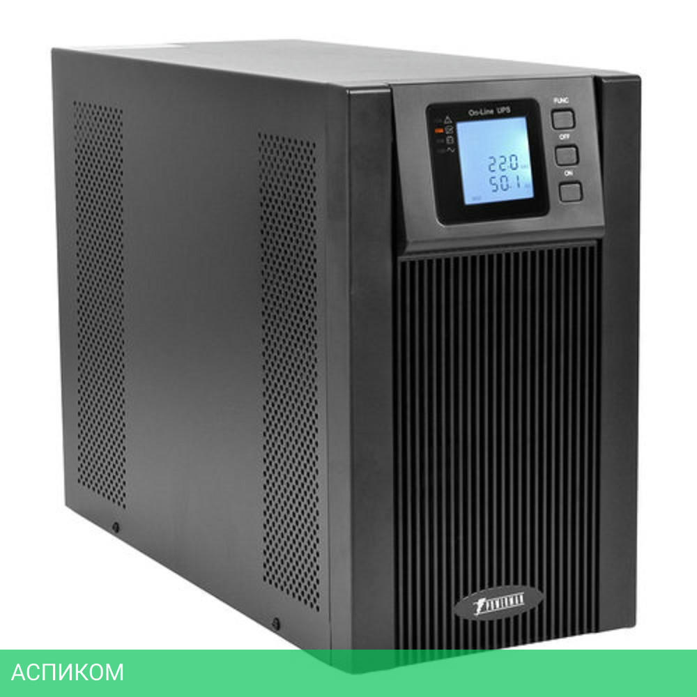 Источник бесперебойного питания PowerMan Online 3000I N черный (6195629)