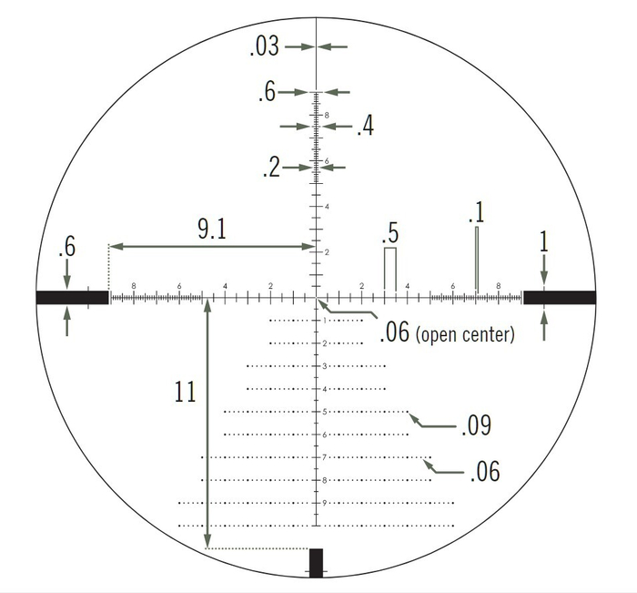 Прицел Vortex Diamondback Tactical 4-16×44 FFP, EBR-2C