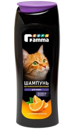 GAMMA Шампунь витаминизированный для кошек, 400 мл