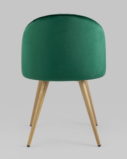 Стул Лион Страйпс велюр зеленый 4 шт
