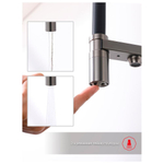 Смеситель для кухни с подключением фильтра Raglo R20.63.09, графит