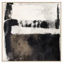 Постер Nebula 120х120 см, коричневый, жёлтый