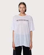 MM6 MAISON MARGIELA ФУТБОЛКА ЖЕНСКАЯ БЕЛАЯ С ПРИНТОМ