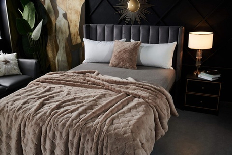 Плед 220x240 Sofi De MarkO Бернард бежевый