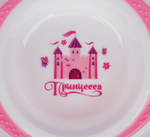 Набор детской посуды «Принцесса», 3 предмета: тарелка на присоске 200 мл, ложка, вилка 1592345